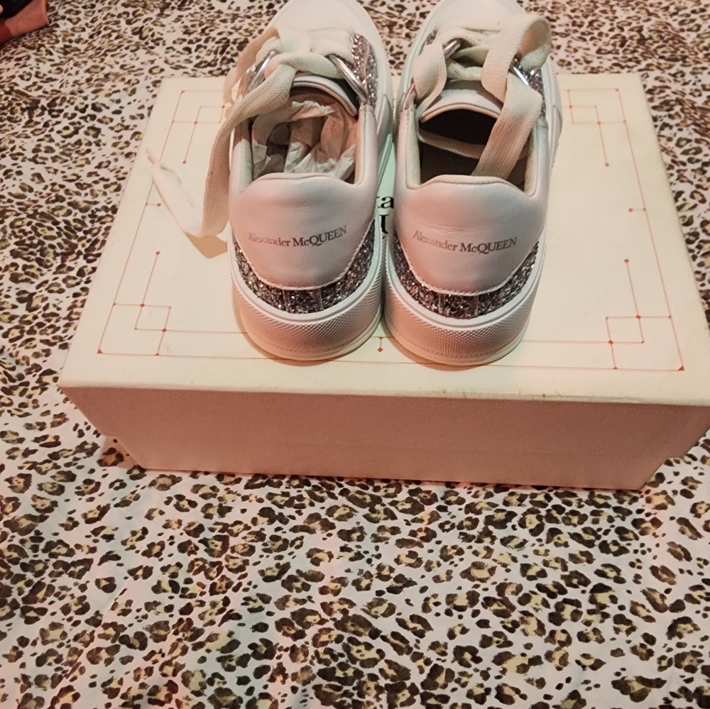 Alexander McQueen glitter sneakers